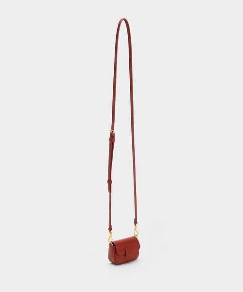 CHARLES & KEITH（チャールズ & キース）の「【販売終了】マイクロ コアスクエアプッシュロックバッグ（ポーチ・レディース・ブルー/グリーン/レンガ/ピンク/ブラック・XS）」の22枚目の写真