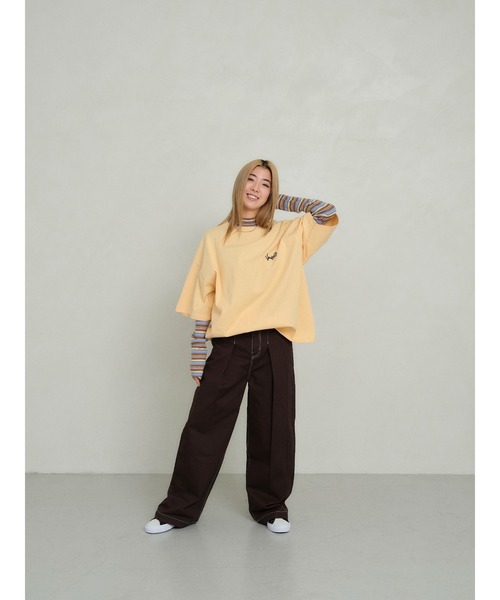 VANS（バンズ）の「VANS ヴァンズ W Tack Wide PNT ロングパンツ 123R3140100 BLACK（その他パンツ・レディース・ブラック・SMALL/MEDIUM）」の3枚目の写真