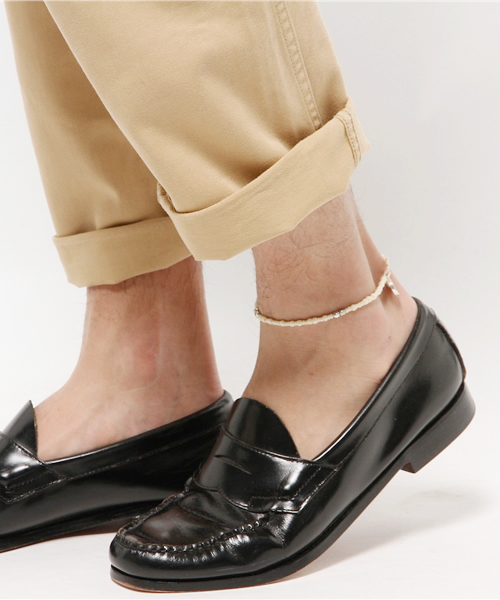 CIAOPANIC（チャオパニック）の「【Ciaopanic】　ビーズアンクレット（アンクレット・メンズ・サックスブルー/レッド/ホワイト/ブルー・FREE）」の7枚目の写真