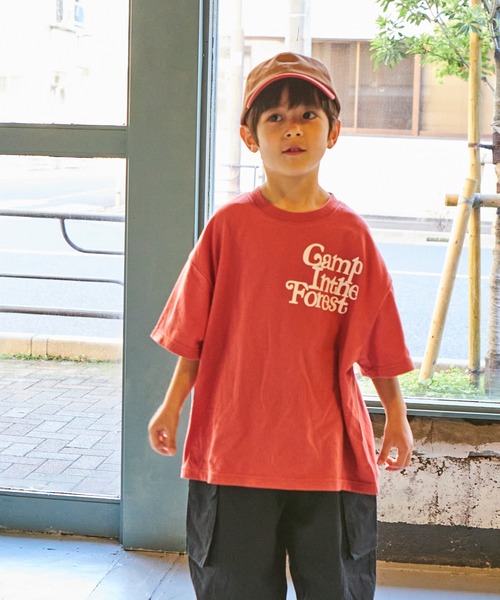 PAIRMANON STREET（ペアマノンストリート）の「【PAIRMANON STREET】【プレミアムコットン100】【かぞくおそろい】選べるデザインユニセックスTシャツ（Tシャツ/カットソー・キッズ・ホワイト系その他4/パープル系その他/ホワイト系その他2/ベージュ系その他/ブルー系その他3/グリーン系その他/ベージュ系その他2/ブラック系その他2/ブラック系その他5/ホワイト系その他3/オレンジ系その他/パープル系その他2/ホワイト系その他5/ブラック系その他3/レッド系その他/ブルー系その他2/ブルー系その他/ブラック系その他4/ブラック系その他/ホワイト系その他・100/90/150/110/120/130/80/140）」の19枚目の写真