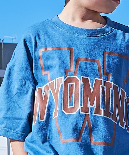 PAIRMANON STREET（ペアマノンストリート）の「【PAIRMANON STREET】【プレミアムコットン100】【かぞくおそろい】選べるデザインユニセックスTシャツ（Tシャツ/カットソー・キッズ・ホワイト系その他4/パープル系その他/ホワイト系その他2/ベージュ系その他/ブルー系その他3/グリーン系その他/ベージュ系その他2/ブラック系その他2/ブラック系その他5/ホワイト系その他3/オレンジ系その他/パープル系その他2/ホワイト系その他5/ブラック系その他3/レッド系その他/ブルー系その他2/ブルー系その他/ブラック系その他4/ブラック系その他/ホワイト系その他・100/90/150/110/120/130/80/140）」の22枚目の写真