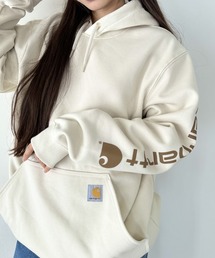 Carhartt(J[n[g)Carhartt(J[n[g)/ [YtBbg S p[J[ XEFbg t[fB[ ~bhEGCg I[o[TCY / K288 / Loose Fit Midweight Logo Sleeve Graphic Sweatshirt(p[J[)