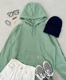 Carhartt(カーハート)/ ルーズフィット 袖ロゴ パーカー スウェット フーディー ミッドウエイト オーバーサイズ / K288 / Loose Fit Midweight Logo Sleeve Graphic Sweatshirt