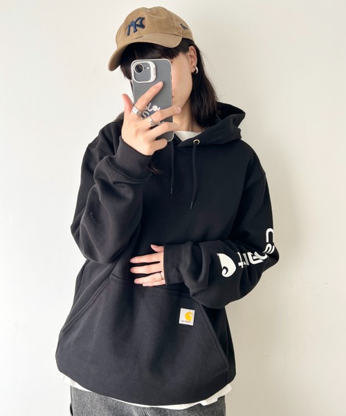 【新品】ロンハーマン × Carhartt オーバーサイズスウェット - S セール】【CARHARTT/カーハート】 Workwear Pocket LS T-Shirt