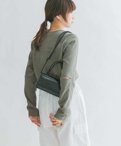 KBF(ケイビーエフ)の「エルボースリットカットソー(Tシャツ/カットソー・レディース・ブラック/アイボリー/グレー系その他・ONE)」の21枚目の写真