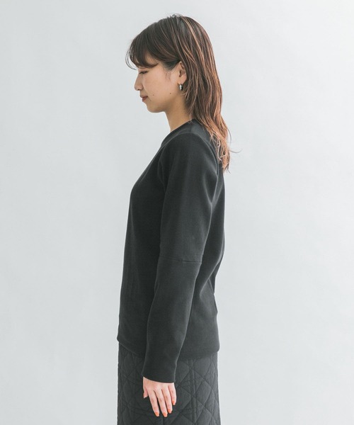 KBF(ケイビーエフ)の「エルボースリットカットソー(Tシャツ/カットソー・レディース・ブラック/アイボリー/グレー系その他・ONE)」の17枚目の写真