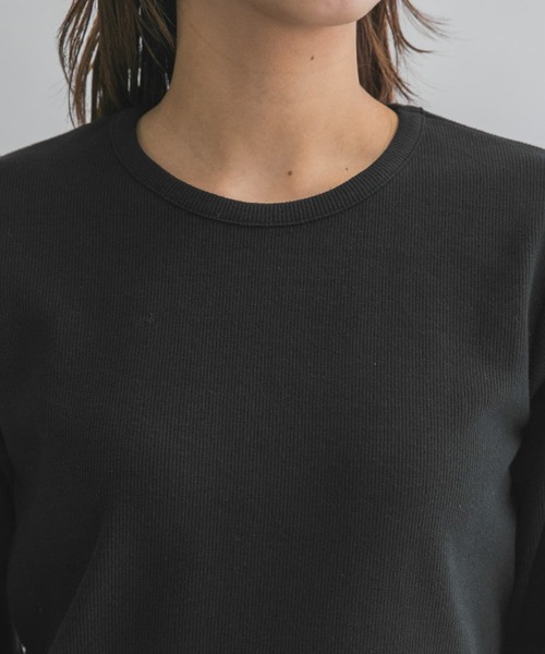 KBF(ケイビーエフ)の「エルボースリットカットソー(Tシャツ/カットソー・レディース・ブラック/アイボリー/グレー系その他・ONE)」の22枚目の写真