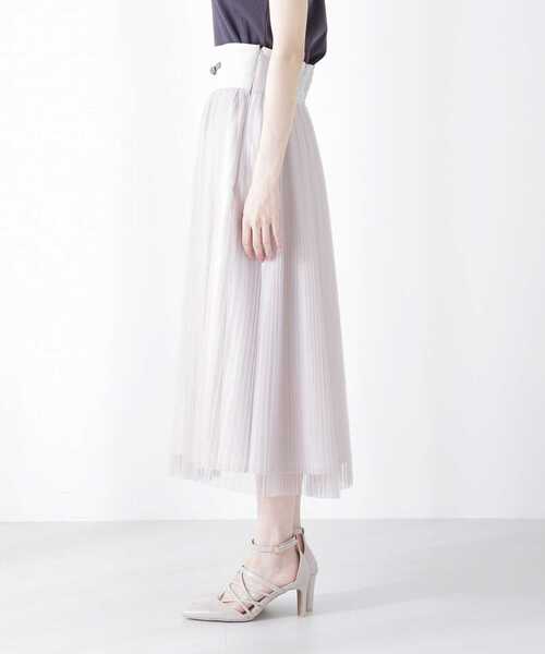 PROPORTION BODY DRESSING（プロポーションボディドレッシング）の「＜Ｅ＞コルセットチュールスカート / 1213127200（スカート・レディース・グレー/ダークグレー・SMALL/MEDIUM）」の6枚目の写真