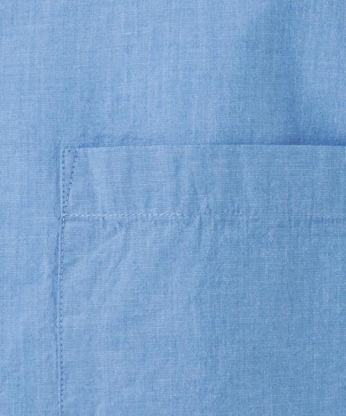 green label relaxing（グリーンレーベルリラクシング）の「コットンシルク ボイル ジャストルーズ シャツ（シャツ/ブラウス・メンズ・ベージュ/ロイヤルブルー/ネイビー/イエロー・L/M/S/XL）」の18枚目の写真