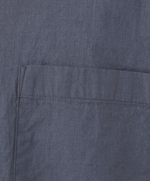 green label relaxing（グリーンレーベルリラクシング）の「コットンシルク ボイル ジャストルーズ シャツ（シャツ/ブラウス・メンズ・ベージュ/ロイヤルブルー/ネイビー/イエロー・L/M/S/XL）」の11枚目の写真