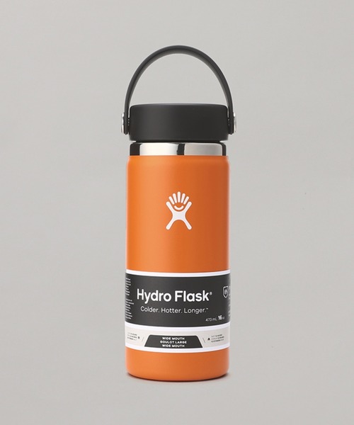 Hydro Flask オレンジ 中型 ハイドロフラスク（HydroFlask） 水筒 ステンレスボトル