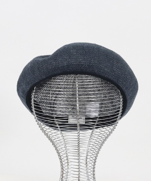 Magine(マージン)の「mko11032-LINEN THERMO BERET ベレー帽(ハンチング/ベレー帽・メンズ・ブラック/グレー/ネイビー/ブラウン・FREE)」の14枚目の写真