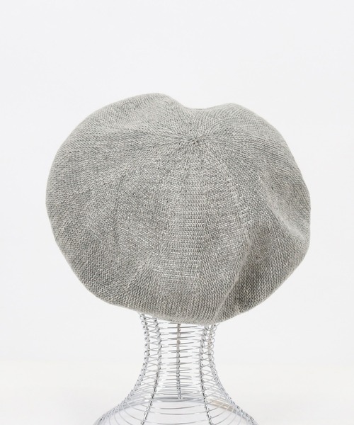Magine(マージン)の「mko11032-LINEN THERMO BERET ベレー帽(ハンチング/ベレー帽・メンズ・ブラック/グレー/ネイビー/ブラウン・FREE)」の18枚目の写真