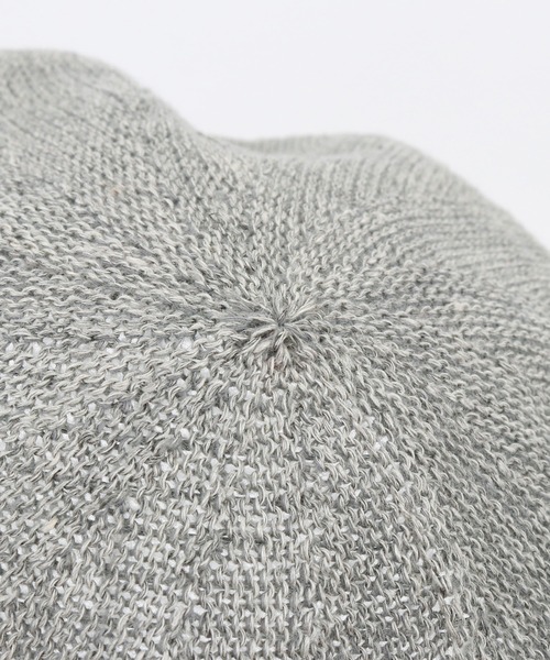Magine(マージン)の「mko11032-LINEN THERMO BERET ベレー帽(ハンチング/ベレー帽・メンズ・ブラック/グレー/ネイビー/ブラウン・FREE)」の19枚目の写真