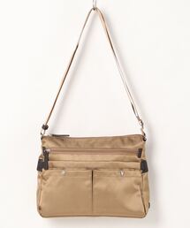 フロントポケット　スクエアナイロンショルダー　Mサイズ