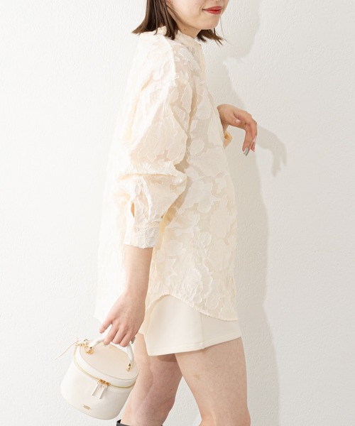 Chico（チコ）の「【2023SS】シアージャガードブラウス（シャツ