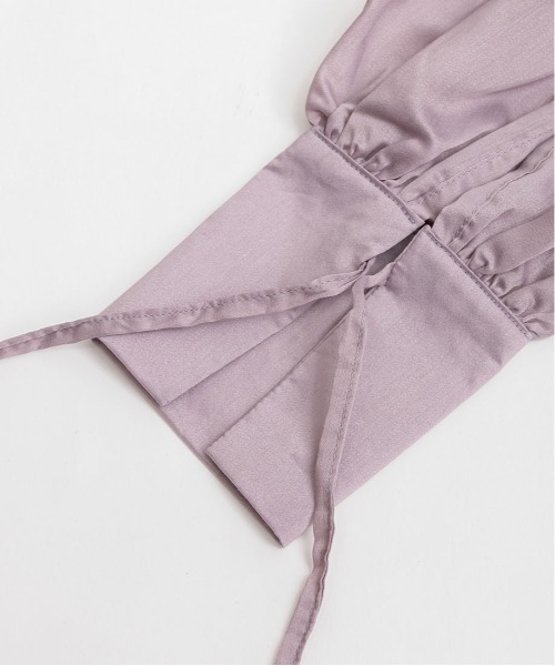 RANDA（ランダ）の「ボリュームスリーブドッキングニット（ニット/セーター・レディース・クリーム/ピンク/ブラック・FREE）」の21枚目の写真