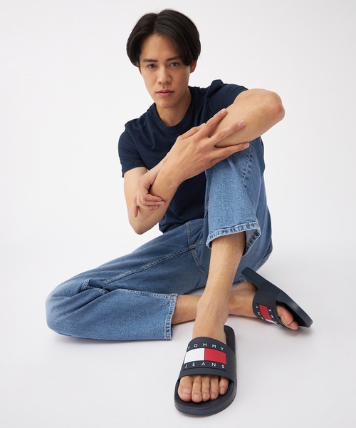 tommy jeans(トミー ジーンズ)の「【オンライン限定】プールスライドサンダル(サンダル・メンズ・イエロー/グリーン/ブラック/ネイビー/ネイビー系1・26cm/26.5cm/27.5cm/25cm)」の13枚目の写真