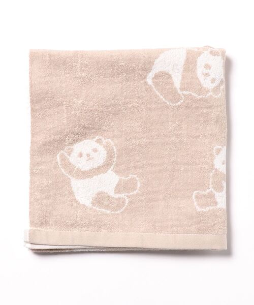 Port（ポート）の「【 Port / ポート 】 パンダ デザイン ジャガード バスタオル（タオル・レディース・ピンク/ブラック/ホワイト/ベージュ・FREE）」の8枚目の写真