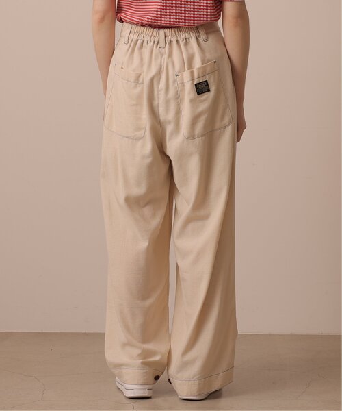 DOUBLE NAME（ダブルネーム）の「麻混裾ボタンワイドパンツ（その他