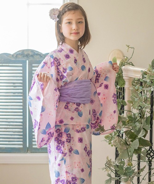 Catherine Cottage(キャサリンコテージ)の「2WAYセパレート浴衣(浴衣・キッズ・サックスブルー/アイボリー/ブルー/ホワイト系2/ピンク系1/ピンク系2/ホワイト系1/ブラック/ブルー系3/ホワイト系4/ピンク系3/ブルー系4・M/L/XS/S)」の11枚目の写真