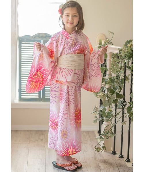 Catherine Cottage(キャサリンコテージ)の「2WAYセパレート浴衣(浴衣・キッズ・サックスブルー/アイボリー/ブルー/ホワイト系2/ピンク系1/ピンク系2/ホワイト系1/ブラック/ブルー系3/ホワイト系4/ピンク系3/ブルー系4・M/L/XS/S)」の21枚目の写真