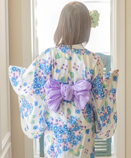 Catherine Cottage(キャサリンコテージ)の「2WAYセパレート浴衣(浴衣・キッズ・サックスブルー/アイボリー/ブルー/ホワイト系2/ピンク系1/ピンク系2/ホワイト系1/ブラック/ブルー系3/ホワイト系4/ピンク系3/ブルー系4・M/L/XS/S)」の17枚目の写真