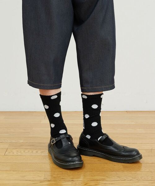 FRAPBOIS（フラボア）の「ドットソックス（ソックス/靴下・レディース・ホワイト/ブラック/グリーン・FREE）」の8枚目の写真