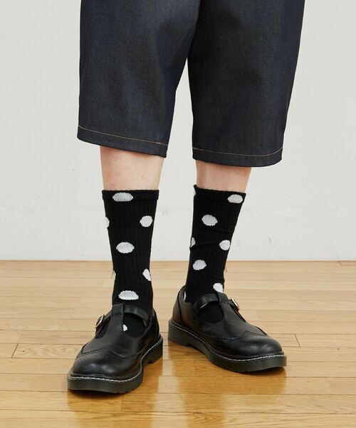 FRAPBOIS（フラボア）の「ドットソックス（ソックス/靴下・レディース・ホワイト/ブラック/グリーン・FREE）」の10枚目の写真