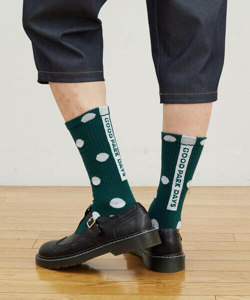 FRAPBOIS（フラボア）の「ドットソックス（ソックス/靴下・レディース・ホワイト/ブラック/グリーン・FREE）」の15枚目の写真