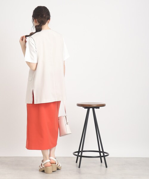 Cutie Blonde（キューティーブロンド）の「◆【接触冷感】シューアイス　プリントTシャツ（Tシャツ/カットソー・レディース・ホワイト系その他2/ホワイト系その他/ピンク系5/チャコール/ベージュ系その他3/パープル系5・01/02/03）」の9枚目の写真