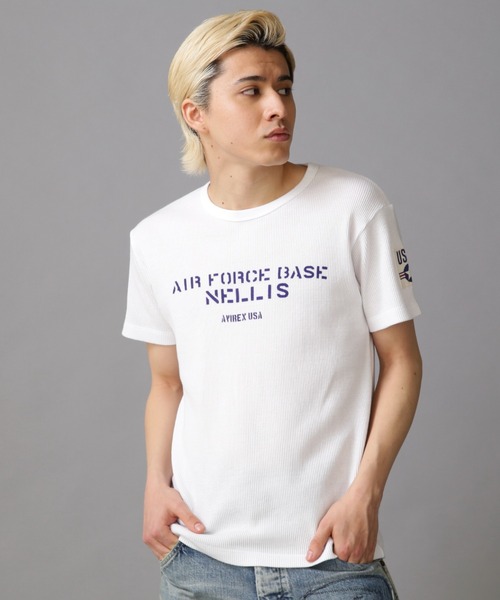 AVIREX（アヴィレックス）の「SHORT SLEEVE WAFFLE T-SHIRT USAF 
