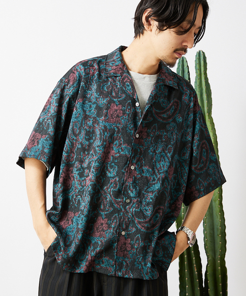 ペイズリー　総柄　ノーカラージャケット　ジャーナルスタンダード JOURNAL STANDARD（ジャーナルスタンダード）の「ジャガード