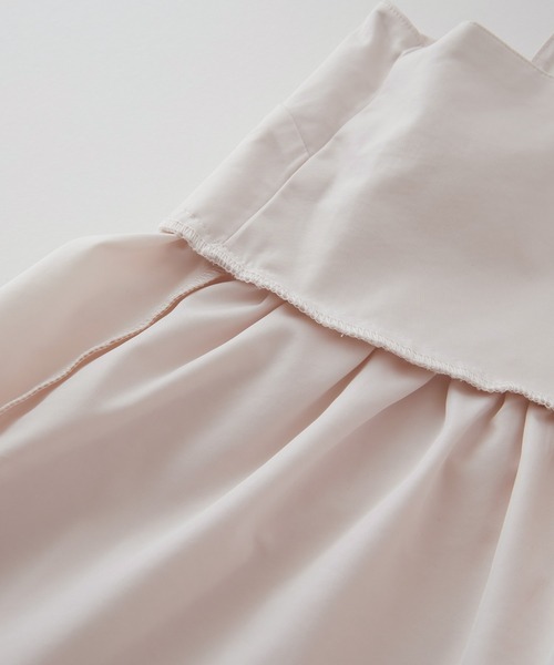 BONLECILL（ボンルシール）の「フレアギャザーキャミソール／ビスチェ（キャミソール・レディース・アイボリー/ブラック/グレー・FREE）」の10枚目の写真