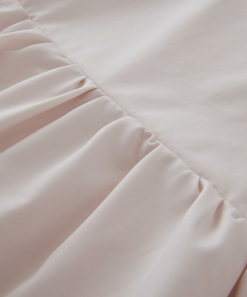 BONLECILL（ボンルシール）の「フレアギャザーキャミソール／ビスチェ（キャミソール・レディース・アイボリー/ブラック/グレー・FREE）」の9枚目の写真