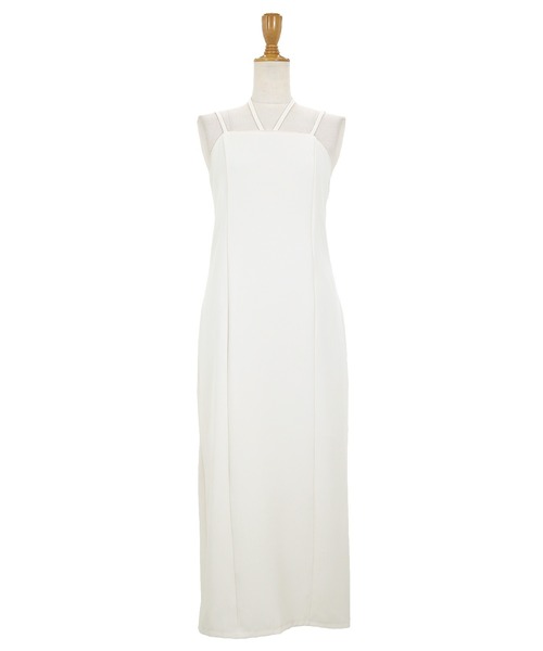 BLUEEAST（ブルーイースト）の「Iラインホルターキャミワンピース（ワンピース・レディース・ブラック/ブルー/アイボリー/ブラウン・MEDIUM）」の11枚目の写真