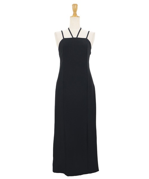 BLUEEAST（ブルーイースト）の「Iラインホルターキャミワンピース（ワンピース・レディース・ブラック/ブルー/アイボリー/ブラウン・MEDIUM）」の12枚目の写真