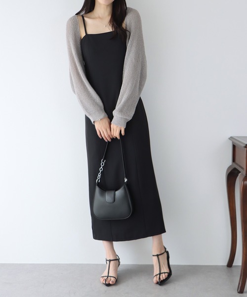 BLUEEAST（ブルーイースト）の「Iラインホルターキャミワンピース（ワンピース・レディース・ブラック/ブルー/アイボリー/ブラウン・MEDIUM）」の9枚目の写真