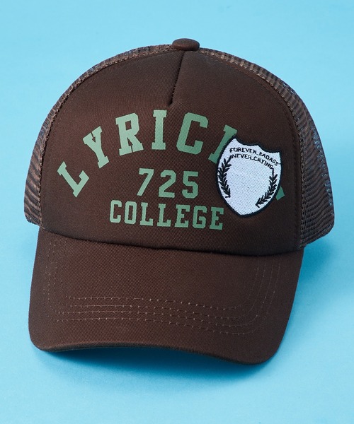 SHISKY（シスキー）の「SHISKY / シスキー サガラワッペン/プリント&ツイルワッペン メッシュキャップ キッズ（キャップ・キッズ・ネイビー/カーキ/ブラック/モカ/ブラウン系/グレー系/ネイビー系/ベージュ/カーキ系/ブラック系/ベージュ系/チャコール/ブラウン/ネイビー系1/ブラウン系1/ネイビー系2・56/54）」の8枚目の写真