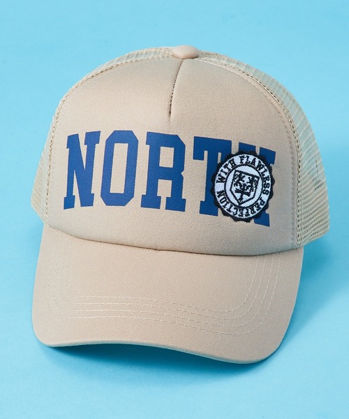 SHISKY（シスキー）の「SHISKY / シスキー サガラワッペン/プリント&ツイルワッペン メッシュキャップ キッズ（キャップ・キッズ・ネイビー/カーキ/ブラック/モカ/ブラウン系/グレー系/ネイビー系/ベージュ/カーキ系/ブラック系/ベージュ系/チャコール/ブラウン/ネイビー系1/ブラウン系1/ネイビー系2・56/54）」の10枚目の写真