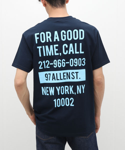 The Good Company(ザグッドカンパニー)の「【THE GOOD COMPANY/ザグッドカンパニー】GOOD TIME TEE:Tシャツ(Tシャツ/カットソー・メンズ・ブラック/コバルトブルー・MEDIUM)」の2枚目の写真