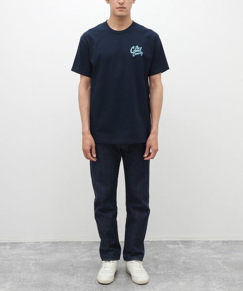 The Good Company(ザグッドカンパニー)の「【THE GOOD COMPANY/ザグッドカンパニー】GOOD TIME TEE:Tシャツ(Tシャツ/カットソー・メンズ・ブラック/コバルトブルー・MEDIUM)」の3枚目の写真