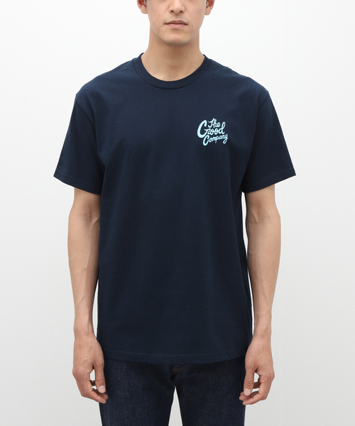 The Good Company(ザグッドカンパニー)の「【THE GOOD COMPANY/ザグッドカンパニー】GOOD TIME TEE:Tシャツ(Tシャツ/カットソー・メンズ・ブラック/コバルトブルー・MEDIUM)」の4枚目の写真