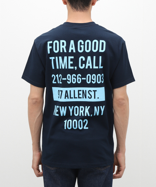 The Good Company(ザグッドカンパニー)の「【THE GOOD COMPANY/ザグッドカンパニー】GOOD TIME TEE:Tシャツ(Tシャツ/カットソー・メンズ・ブラック/コバルトブルー・MEDIUM)」の6枚目の写真
