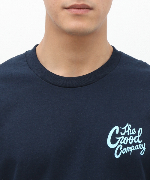 The Good Company(ザグッドカンパニー)の「【THE GOOD COMPANY/ザグッドカンパニー】GOOD TIME TEE:Tシャツ(Tシャツ/カットソー・メンズ・ブラック/コバルトブルー・MEDIUM)」の7枚目の写真