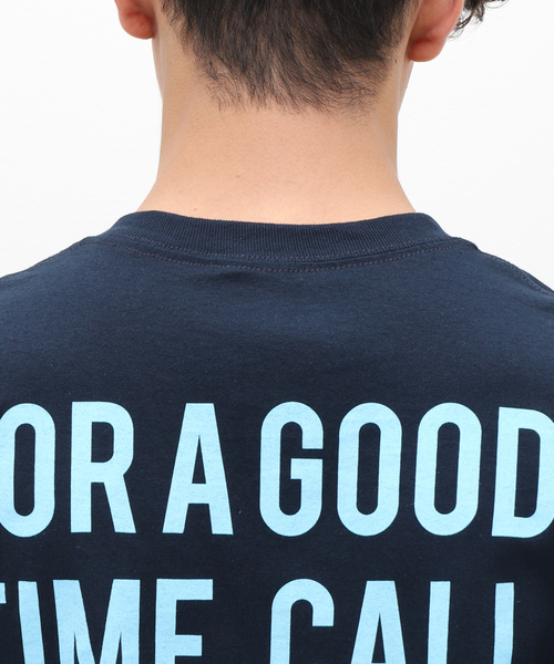 The Good Company(ザグッドカンパニー)の「【THE GOOD COMPANY/ザグッドカンパニー】GOOD TIME TEE:Tシャツ(Tシャツ/カットソー・メンズ・ブラック/コバルトブルー・MEDIUM)」の8枚目の写真