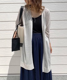 Q | UVサイドボタンロングカーデ(カーディガン/ボレロ)