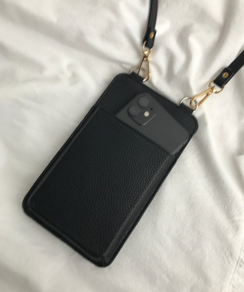 WEGO(ウィゴー)の「WEGO/PUスマホポーチ(スマホグッズ・レディース・ブルー系その他/ライトベージュ/ブラック・FREE)」の12枚目の写真