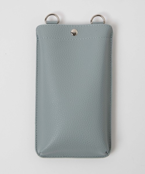 WEGO(ウィゴー)の「WEGO/PUスマホポーチ(スマホグッズ・レディース・ブルー系その他/ライトベージュ/ブラック・FREE)」の5枚目の写真