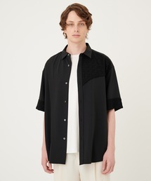 カーブレースブロッキングシャツSS